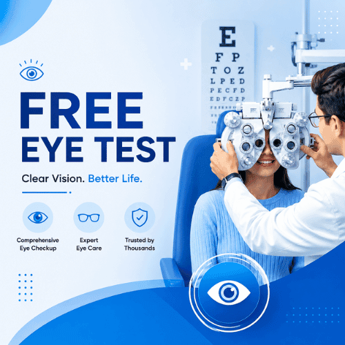 Free eye test and professional eye checkup at Blue Phoenix Eye Care and Opticals